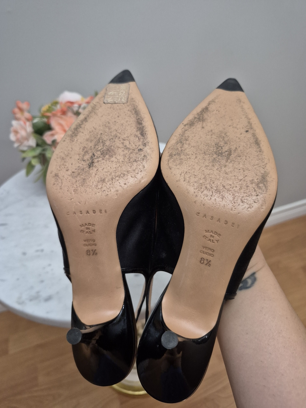 CASADEI Slingback Pointed-Toe Heels - Picture 4 of 8